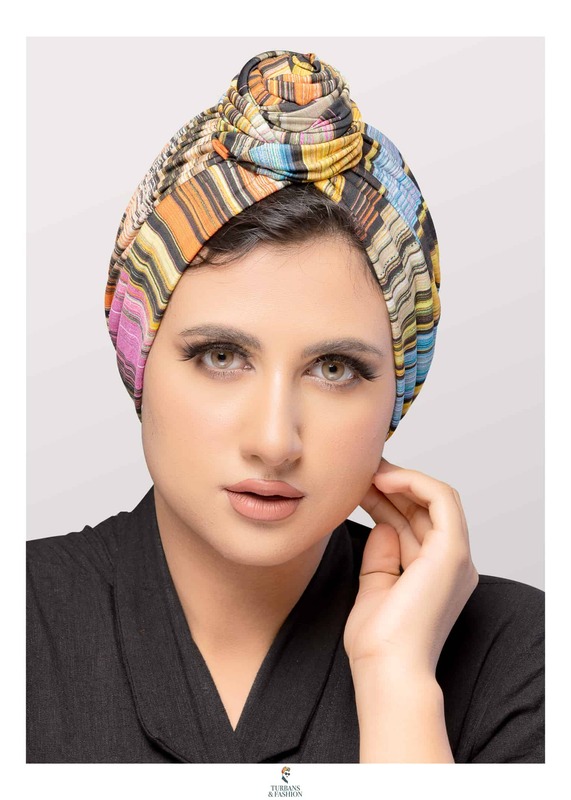 Turban & Fashion Fashionable and Modern Cup Cake Turban for Women, Multicolour