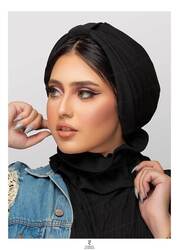 Turban & Fashion Crepe Turban Set for Women, Black