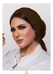 Turban & Fashion Multiway Crepe Turban for Women, Brown