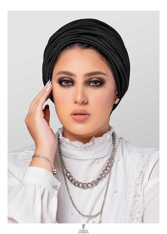 Turban & Fashion Swimming Basic Turban for Women, Black