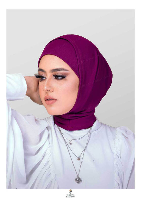 Turban & Fashion Syrian Hijab for Women, Purple