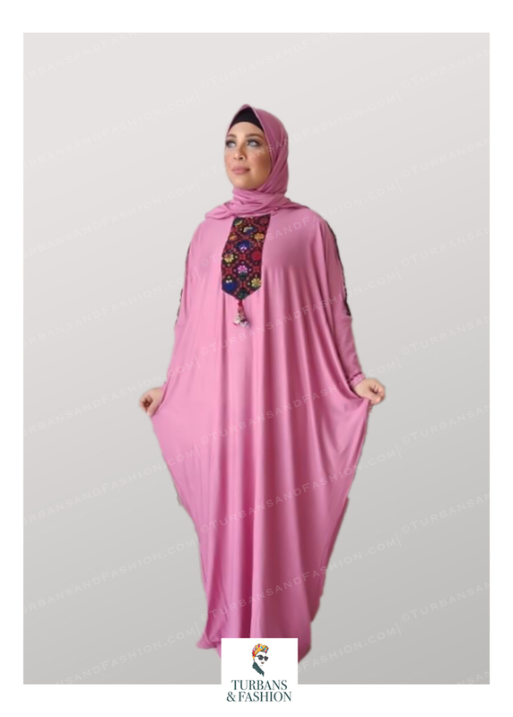 Turban & Fashion Ezdale Bedouin Praying Dress, Pink