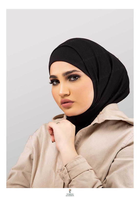 Turban & Fashion Syrian Hijab for Women, Black