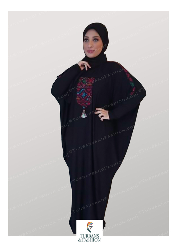Turban & Fashion Ezdale Bedouin Praying Dress, Black
