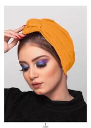 Turban & Fashion Artichoke Crepe Turban for Women, Mustard