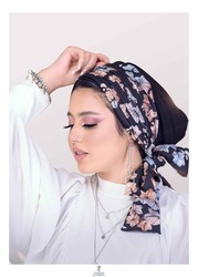 Turban & Fashion Attractive One-Piece Fashion Tie Turban for Women, Navy
