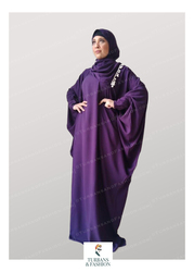 Turban & Fashion Ezdale Viscos Cotton Praying Dress, Purple