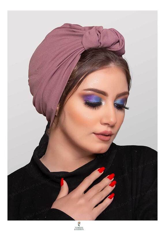 Turban & Fashion Ball Crepe Turban for Women, Pink