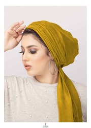 Turban & Fashion Suede Tie Turban for Women, Mustard