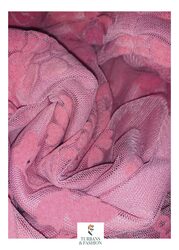 Turban & Fashion Draper Padded Tulle Turban for Women, Pink