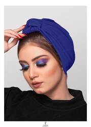 Turban & Fashion Artichoke Crepe Turban for Women, Blue