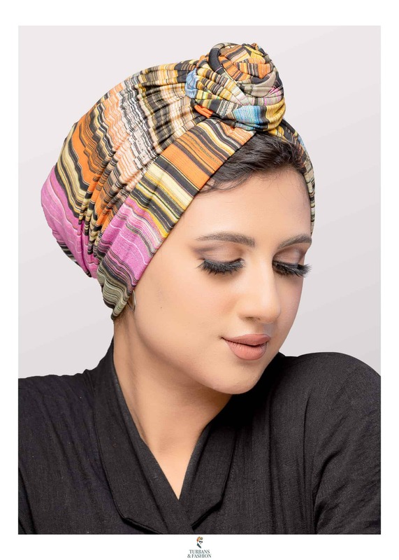 Turban & Fashion Fashionable and Modern Cup Cake Turban for Women, Multicolour
