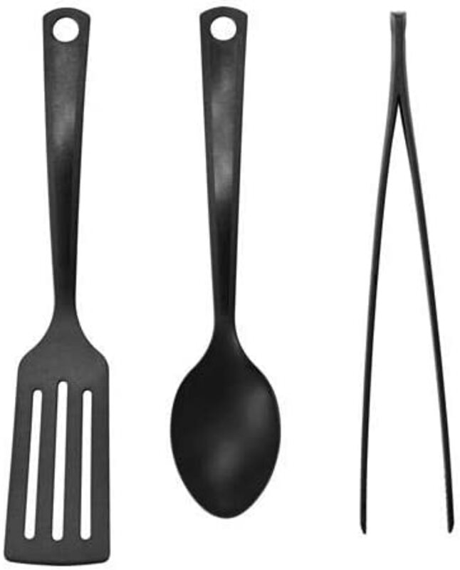 

Generic GNARP 3-Piece Kitchen Utensil Set, Black