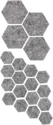 Ikea Fixa Stick-On Floor Protectors, 20 Pieces, Grey