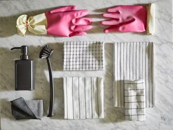 Ikea 4-Piece Rinnig Tea Towel Set, White