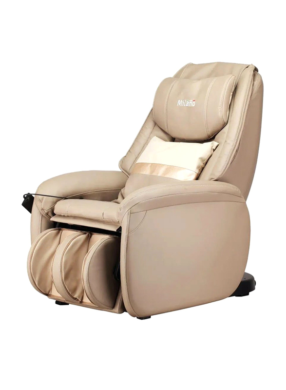 Danube Home Aggron Massage Recliner Chair, Light Brown