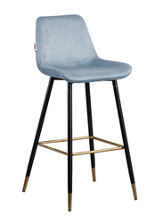 Danube Home Kween Bar Stool, Light Blue