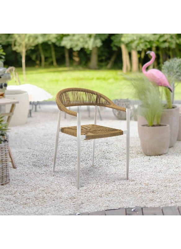 

Danube Home Verde Rope Chair, Brown
