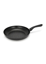 Danube Home 41.5cm Non-Stick Round Aluminium Fiore Series Marble Frying Pan, 24x4.5x41.5cm, Black