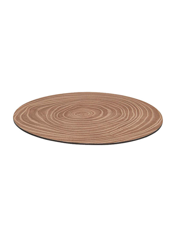 

Danube Home Annual Ring Bamboo Fibre Round Placemat, 17072, Beige