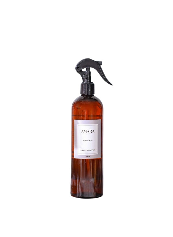 

Amara Room Spray White Musk Luxury Scented Spray, 500ml, Brown