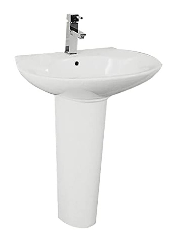 

Danube Home American Milano Wash Basin, 675 x 520 x 820 mm, White