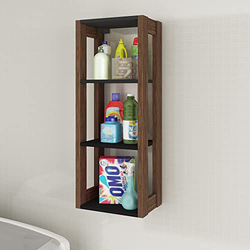 Danube Home Cairo Display Cabinet, Walnut/Brown