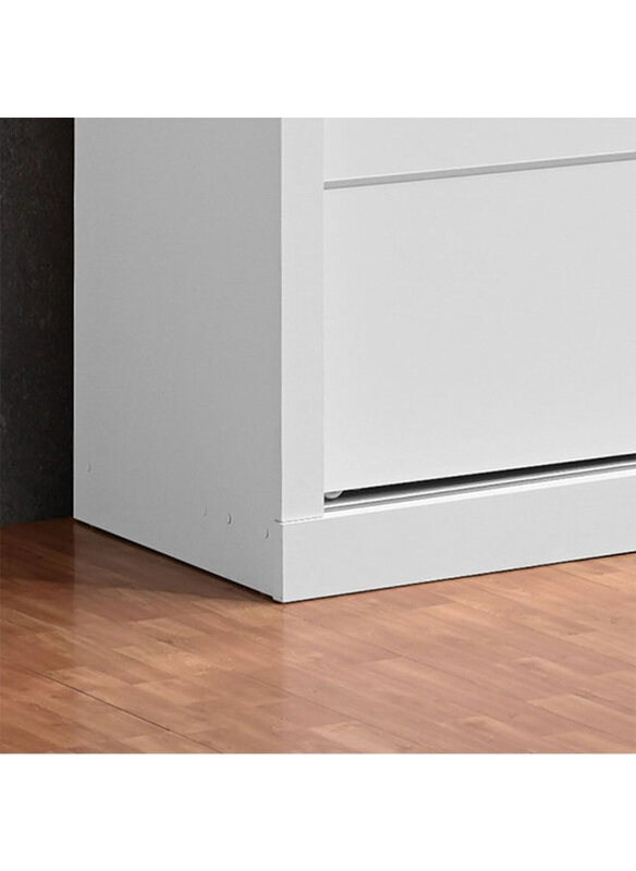 

Danube Home Supreme 2-Door Large Sliding Wardrobe with Mirrors, White