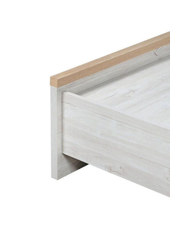 

Danube Home Cambridge Compact Wooden Bed for Kids, White/Beige