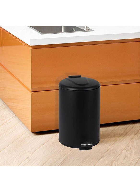 

Danube Home 12L Falcon Pedal Bin, Black