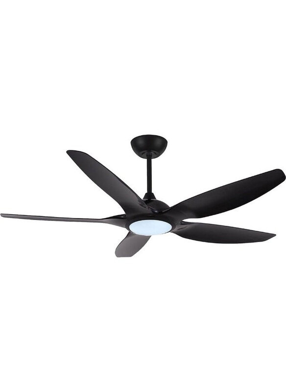

Danube Home Shabran Iron Ceiling Fans with Acrylic LED, 20Cm, Black