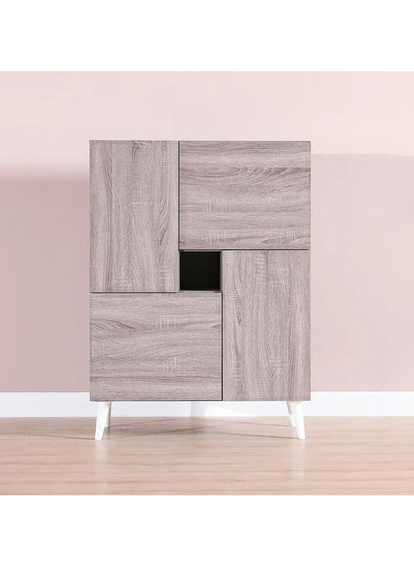 

Danube Home Patterson 12-Pair Shoe Cabinet, Light Beige