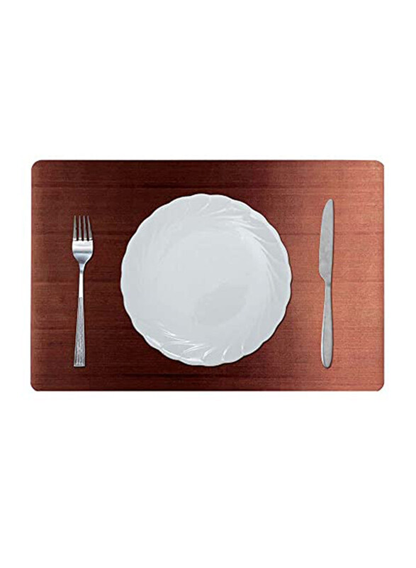

Danube Home Glamour Embossed Transparent Pvc Placemat, Copper