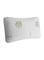 Danube Home 2-Piece Solid Polystyrene Bed Pillow, White