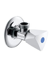 Danube Home Milano Heavy Duty Angle Valve, 1/2-inch, Silver