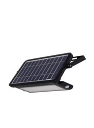 Danube Home Milano Led Solar Flora Wall Light, 6000K, 1080Lm, Black