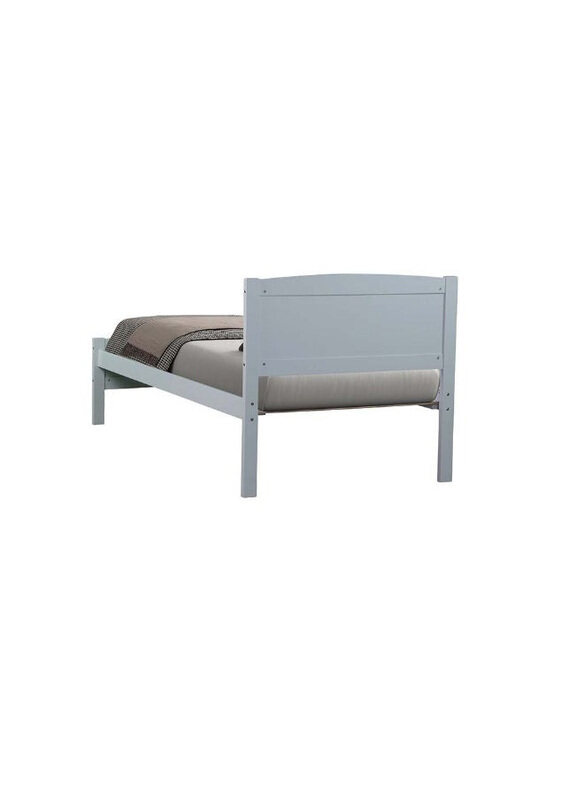 

Danube Home Derby Haven Solidwood Single Bed Sturdy Modern Design Wooden Single Bed Frame Furniture, Grey