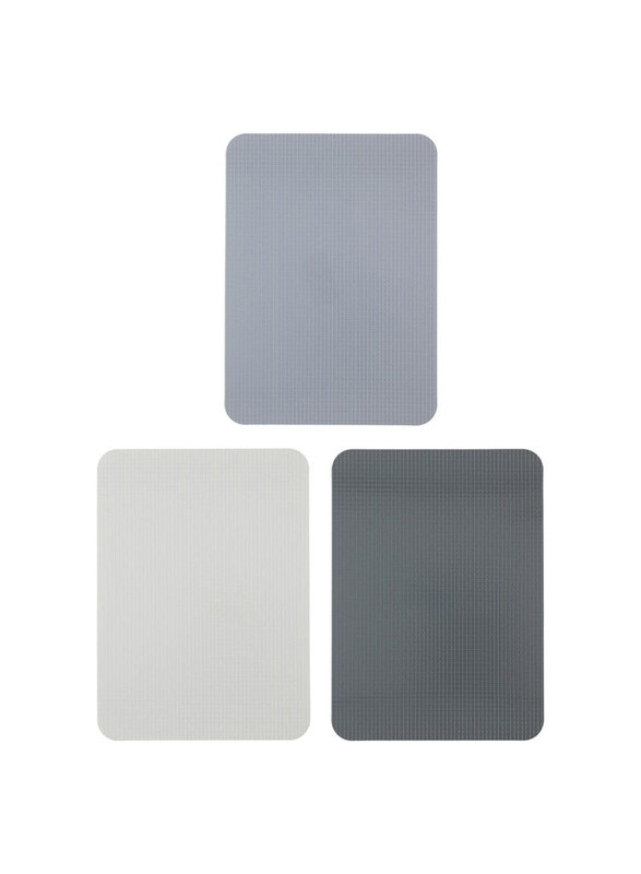 

Danube Home 3-Piece Plastic Rectangular Foldable Chopping Board, Multicolour