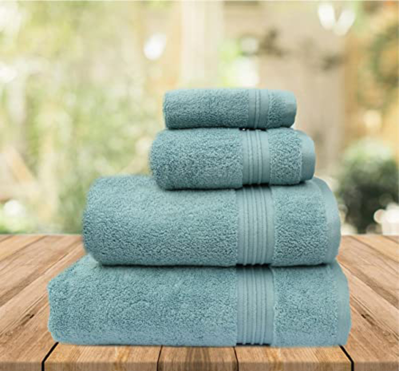 Danube Home Flossy Wash Towel, Aqua