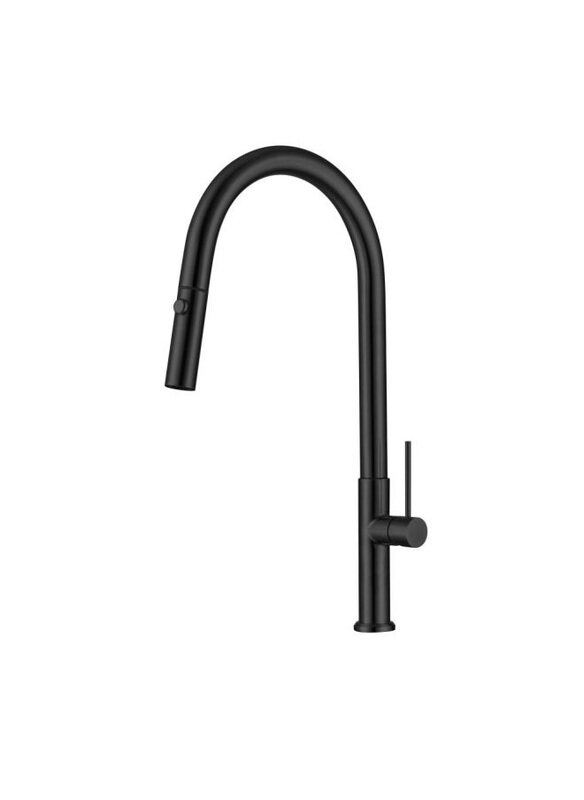 

Danube Home Magic Pull Out Sink Mixer, Matt Black