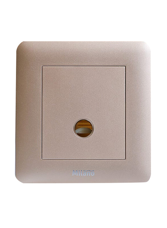 Milano 25A Flex Outlet Switches, Gold