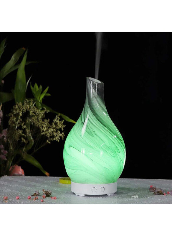 

Danube Home Glass Aromatherapy Diffuser with Color Light, 100Ml, Multicolour