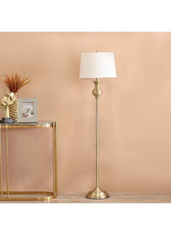 

Danube Home Jonathan Metal Floor Lamp, Fl21323, Antique Brass
