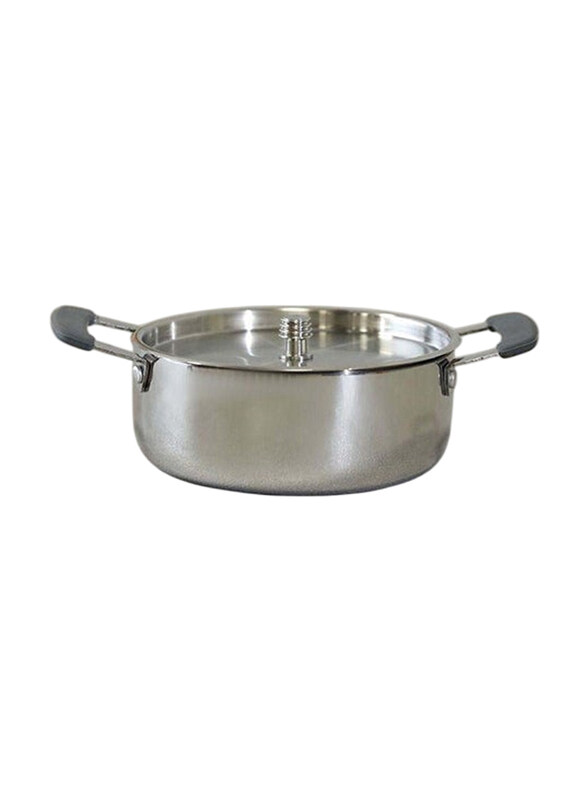 

Danube Home 14cm Livia Non-Stick Stainless Steel Mini Casserole with Lid, Silver