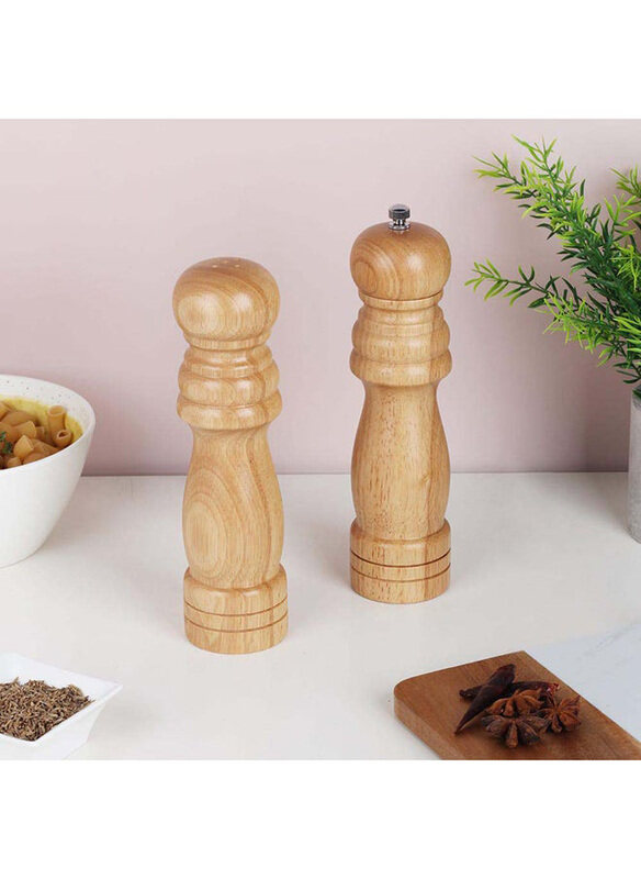 

Loretta Loretta Pepper Mills & Salt Shakers Set, 2 Pieces, Beige