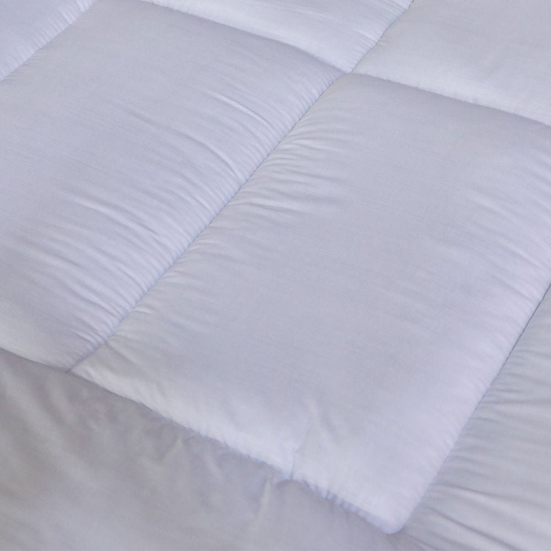 Danube Home Quilted Mattress Protector, Queen, White