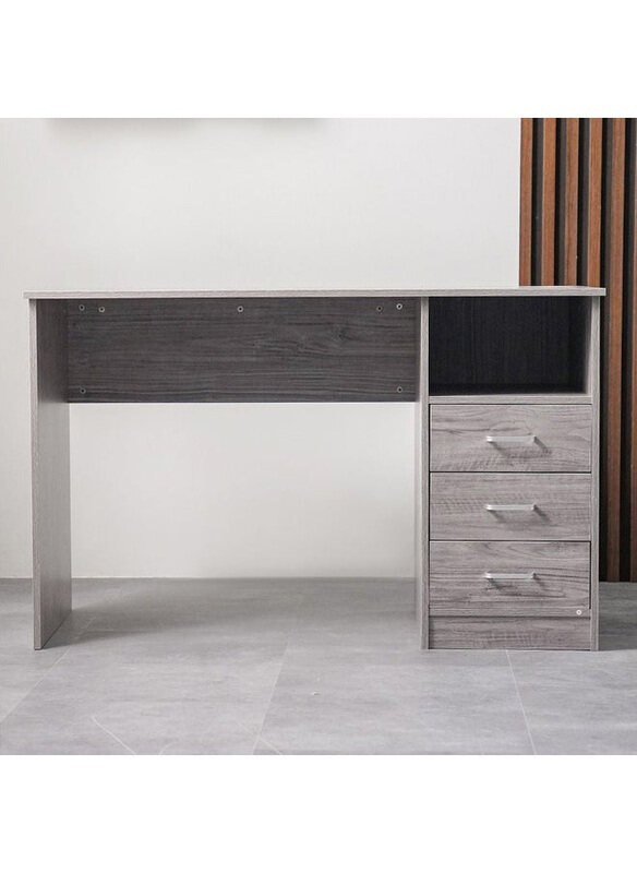 

Danube Home Wooden Study Office Desk, Grey