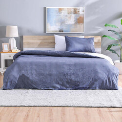 Danube Home 3-Piece Viviana Mosaic Super King Duvet Cover Set, 1 Duvet Cover + 2 Pillow Cover, Black