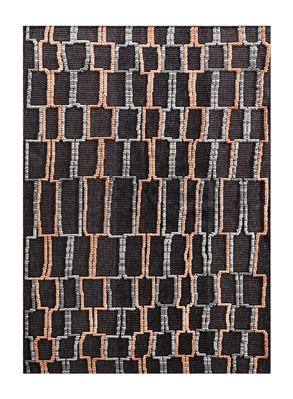 

Danube Home Lena Floor Covering Rectangle Modern Home Area Rug, Grey