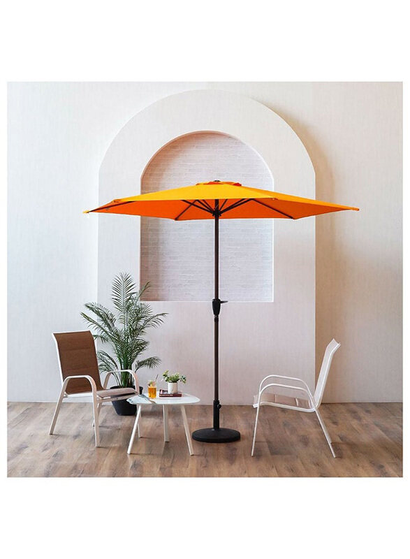 

Danube Home Lorin Light Up Umbrella without Base, Orange